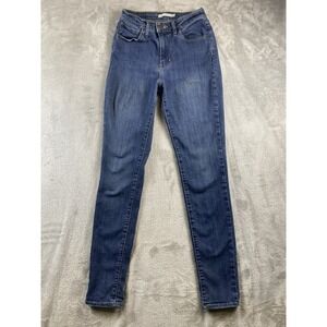 Levi's 721 Jeans Women's High Rise Skinny Medium Wash Denim Size 27 (27x30)